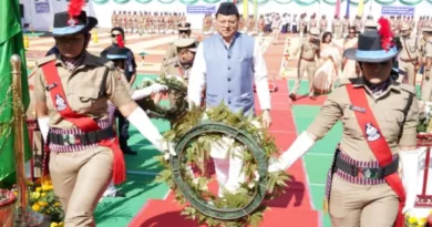 पुलिस स्मृति दिवस के अवसर पर मुख्यमंत्री ने पुलिस लाईन में की चार घोषणाएं