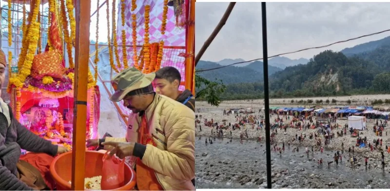 कार्तिक पूणिमा मेले में लगी़ आस्था की डूबकी