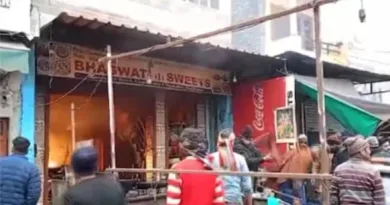 काशीपुर: सिलेंडर के लीकेज से मिठाई की दुकान में लगी आग