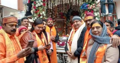 धूमधाम से निकली बाला जी विशाल शोभायात्रा