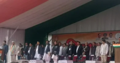 मल्लिकार्जुन खड़गे ने किया जनसभा को सम्बोधित