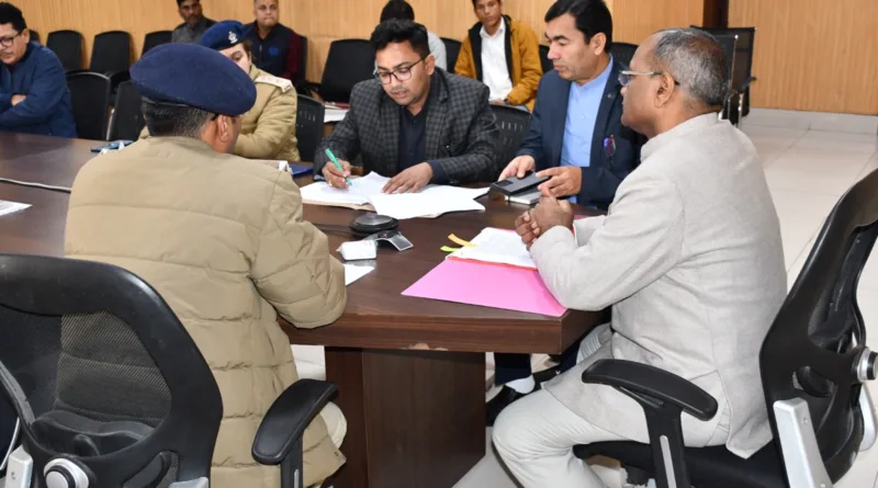 जिलाधिकारी ने की काशीपुर में चैती मेला की तैयारियों को लेकर एक आवश्यक बैठक