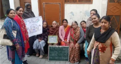 वार्ड नं0 28 में स्वीप कार्यक्रम के तहत चलाया मतदाता जागरूकता अभियान