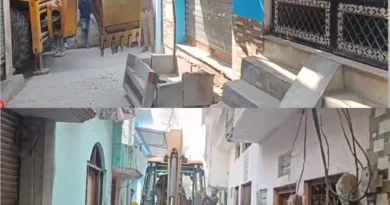 छात्रा पर प्राण घातक हमला करने वाले फरदीन के घर पर चला बुलडोजर