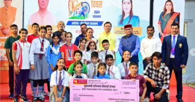 मुख्यमंत्री राष्ट्रीय खेल दिवस के अवसर पर आयोजित कार्यक्रम में किया प्रतिभाग