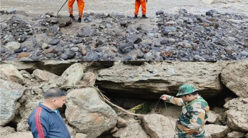 श्री केदारनाथ धाम यात्रा मार्ग पर रेस्क्यू व सर्च अभियान जारी