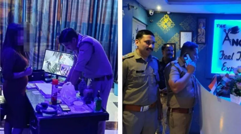 स्पा सेंटरों पर एक साथ दून पुलिस ने चलाया आकस्मिक चेकिंग अभियान