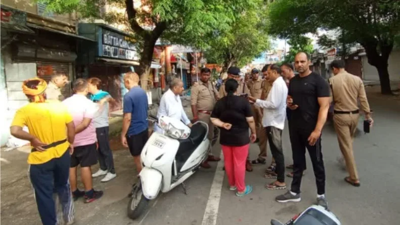 मॉर्निंग वॉक करने जा रही महिला के साथ चेन स्नेचिंग