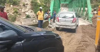 पड़ाव कुंड पुल आज से छोटे वाहनों की आवाजाही के लिए खुला