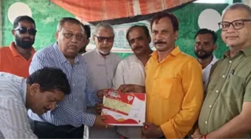 प्राइम हॉस्पिटल ने लगाया अल्लीखां में स्वास्थ्य व रक्तदान शिविर