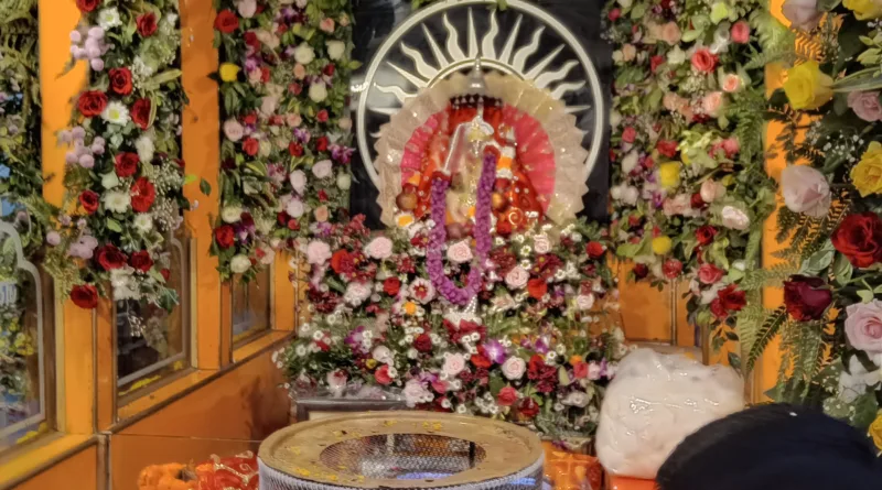 माँ मंसा देवी माता की विशाल शोभायात्रा धूमधाम और हर्षाेल्लास के साथ निकाली