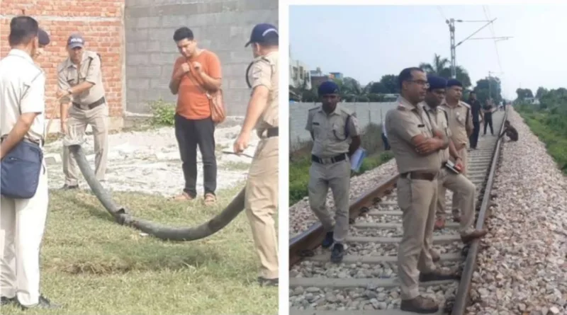 देहरादून- टनकपुर साप्ताहिक ट्रेन (15019) को खटीमा और बनवसा के बीच पलटने की साजिश