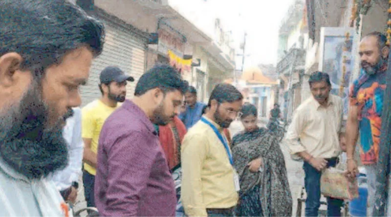 सफाई अभियान कार्यक्रम के तहत नगर में गन्दगी फैलाने वालों के विरूद्ध कार्यवाही