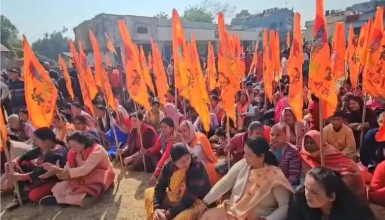 हिंदुओं पर हो रहे अत्याचारों के खिलाफ सर्व हिंदू समाज की ओर से निकाली आक्रोश रैली