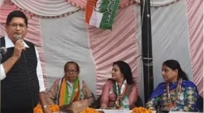 काशीपुर में पर्वतीय समाज पूरी तरह कांग्रेस के साथ - मनोज जोशी