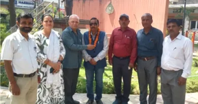 सुरेश शर्मा बने उत्तराखण्ड पत्रकार यूनियन महानगर इकाई के संरक्षक