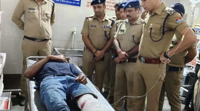 पेट्रोल पंप पर डकैती करने वाले शातिर गिरोह का हुआ भंडाफोड़, मुठभेड़ में एक बदमाश को लगी गोली