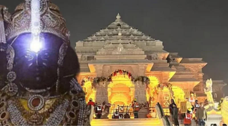 रामनवमी - राम मंदिर में दोपहर 12 बजे सूर्य की किरणें करेंगी रामलला के मस्तक का अभिषेक
