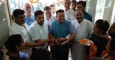 दीपक बाली ने किया महिलाओं के लिए बनाए गए पिंक टॉयलेट का लोकार्पण