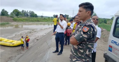 जनपद में चार स्थानों पर वर्षाकाल में बाढ़/जल भराव को लेकर मॉकड्रिल आयोजित