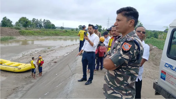 जनपद में चार स्थानों पर वर्षाकाल में बाढ़/जल भराव को लेकर मॉकड्रिल आयोजित