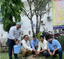 विश्व पर्यावरण दिवस प्रकाश पाइप्स लिमिटेड पैकेजिंग डिवीजन ने किया वृक्षारोपण