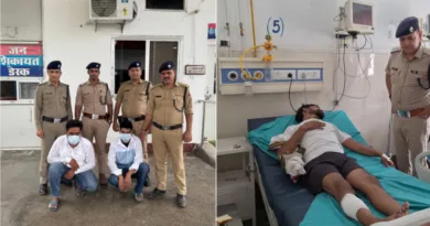 जिले में बदमाशों और पुलिस के बीच मुठभेड़, एक आरोपी घायल