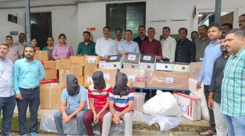 नेपाल सीमा पर मेफेड्रोन फैक्ट्री का भंडाफोड़, 3 गिरफ्तार, ₹30 लाख की ड्रग्स व उपकरण जब्त