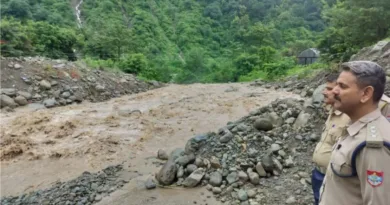 हल्द्वानी में नदी एवं नाले उफान पर, पुलिस बल को अलर्ट मोड में