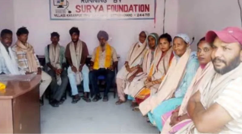 सूर्या फाउंडेशन ने किया करनपुर में सफाई कर्मचारियों को सम्मानित