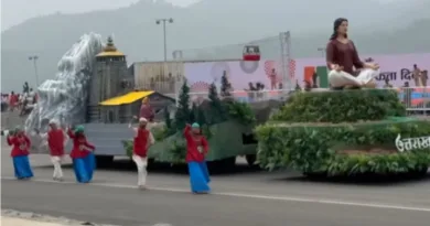 गुजरात में सरदार वल्लभभाई पटेल की 150वीं जयंती पर स्टेच्यू ऑफ यूनिटी की परेड में उत्तराखंड की झांकी का चयन