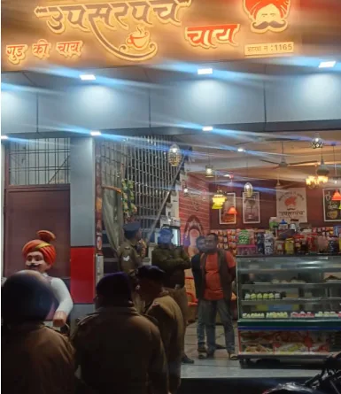 अवैध रूप से संचालित फ्लेवर हुक्का बार का भंडाफोड