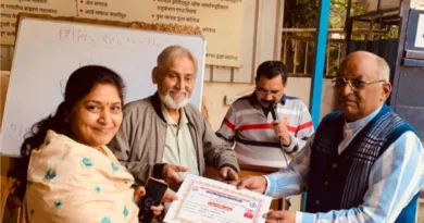 15 दिवसीय एक्यूप्रेशर चिकित्सा एवं प्रशिक्षण शिविर का शुभारंभ