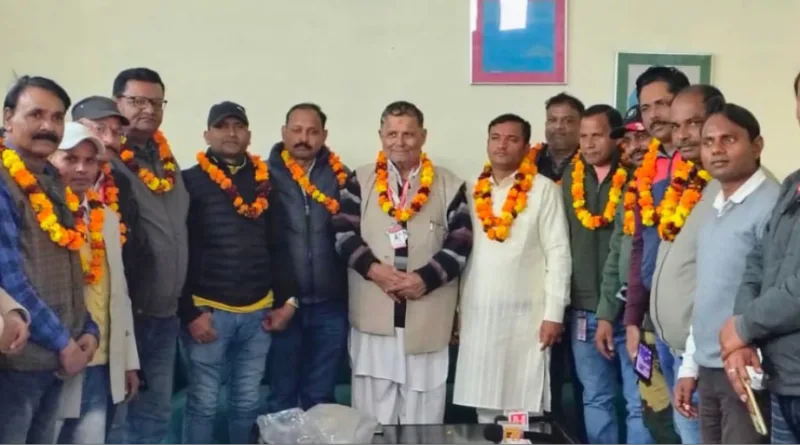 उत्तराखंड के अध्यक्ष का किया पत्रकार प्रेस परिषद भारत उत्तराखंड की काशीपुर कार्यकारिणी ने किया स्वागत