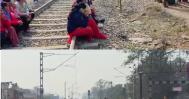 वन भूमि चिन्हीकरण की कार्रवाई का विरोध में उतरे लोग, मौके पर भारी पुलिस बल तैनात