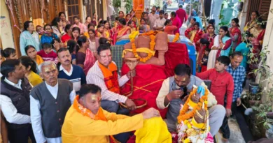 साकेत नगर के मन्दिर में आज शिवलिंग स्थापना व प्राण प्रतिष्ठा