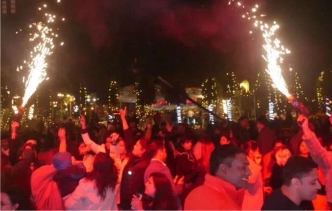 मंसूरी व नैनीताल में नए साल का ग्रेंड वेलकम, जश्न में डूबे रहे लोग