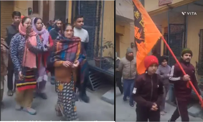 प्रातःफेरी से पूरा वार्ड हुआ राममय - प्रातः वार्ड 28 में रोज निकाल रही प्रातःफेरी भक्तों का उमड रहा जनसैलाब