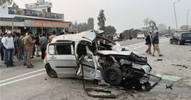 काशीपुर: एसबीआई के असिस्टेंट मैनेजर कार सवार की ट्रैक्टर के पीछे कार टकराने से मौत