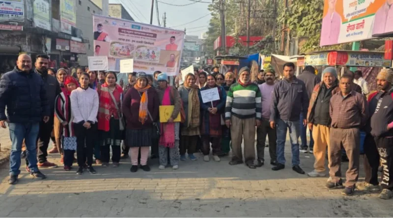 नगर निगम द्वारा “स्ट्रीट वेंडर्स के मध्य वायु प्रदूषण जागरूकता कार्यक्रम” का आयोजन