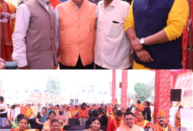 काशीपुर में विभिन्न स्थानों पर हुए भव्य हिंदू सम्मेलन, उमड़ी श्रद्धालुओं की भीड़