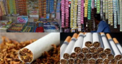 गुटखा सिगरेट की हो रही खुलेआम कालाबाजारी