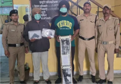 जसपुर से 2 शातिर हथियार तस्कर गिरफ्तार