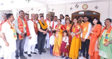 नगर में हिंदू वाहिनी का स्थापना दिवस पूरे जोर-शोर से मनाया गया