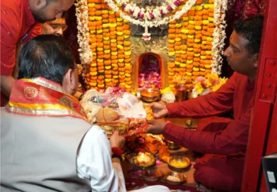 माँ बाल सुंदरी मंदिर का सौंदर्यीकरण एवम् मंदिर परिसर विकास करने की घोषणा