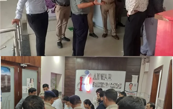 काशीपुर: आधा दर्जन से अधिक निजी हॉस्पिटल और क्लीनिकों का औचक निरीक्षण