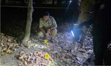 प्रेमनगर थाना क्षेत्र में देर रात को एक लूट, थाना प्रभारी को भी गोली