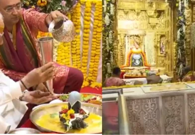 प्रधानमंत्री ने की 75 वर्ष पूरे होने पर सोमनाथ मन्दिर में विशेष महापूजा