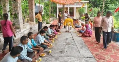 द्रोणा सागर स्थित डमरू वाले बाबा की 30 वीं पुण्यतिथि प भण्डारे का हुआ आयोजन