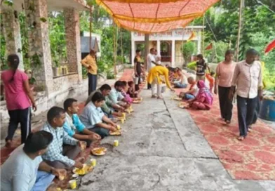 द्रोणा सागर स्थित डमरू वाले बाबा की 30 वीं पुण्यतिथि प भण्डारे का हुआ आयोजन